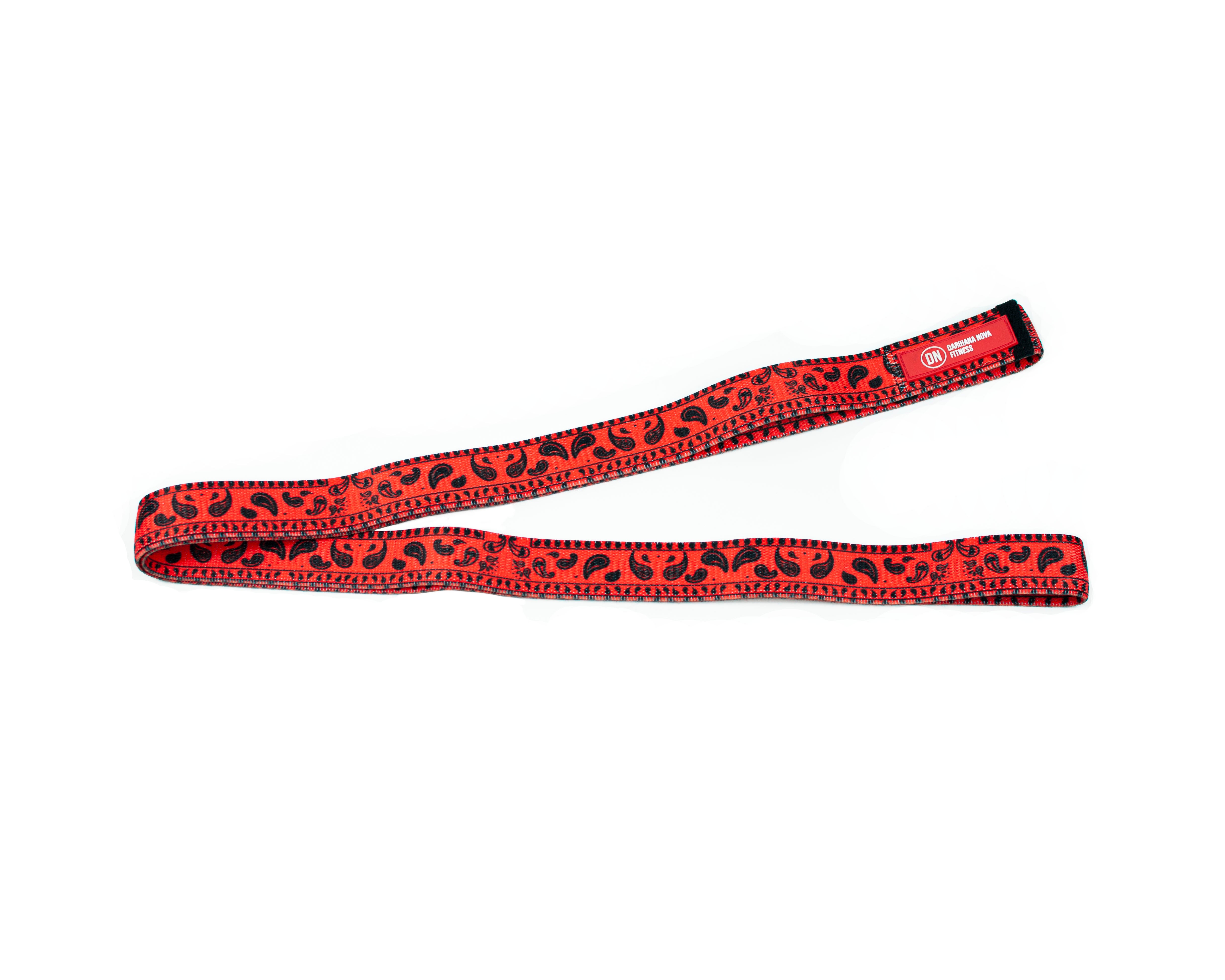 RED PAISLEY HEAVY LONG BANDS
